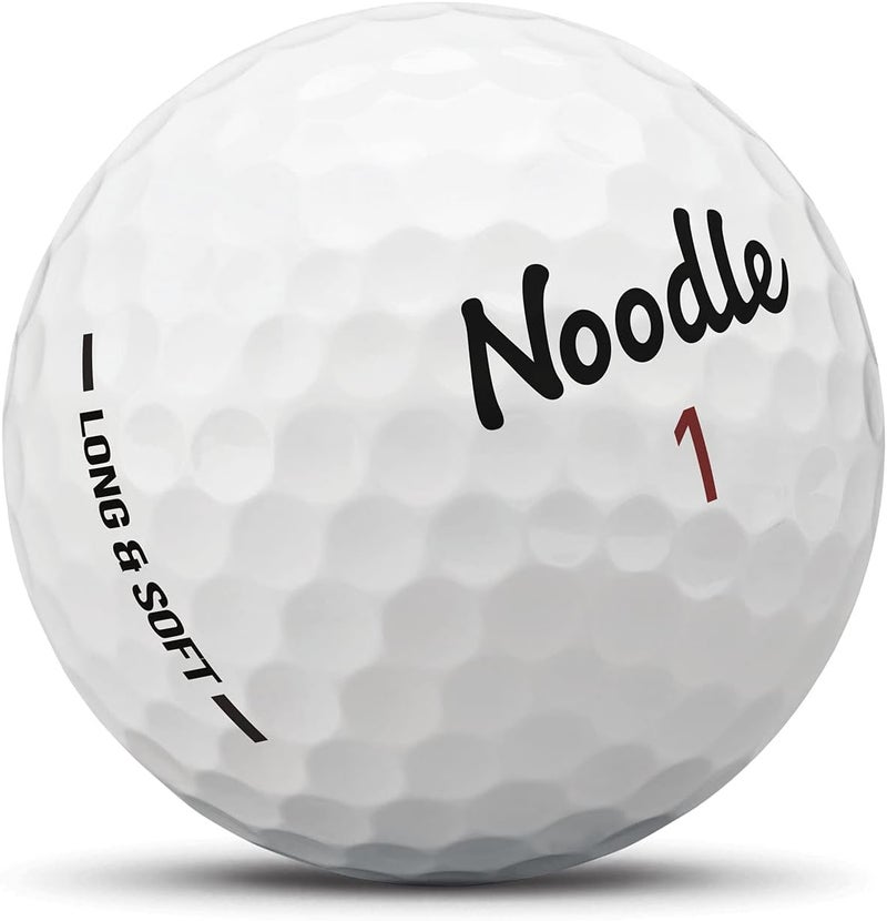 TaylorMade Noodle Long & Soft Golf Balls, Ultra-Soft 34 Compression Core, Great Feel and Increased Spin, Patented Dimple Design for Straighter Flight - Image 2