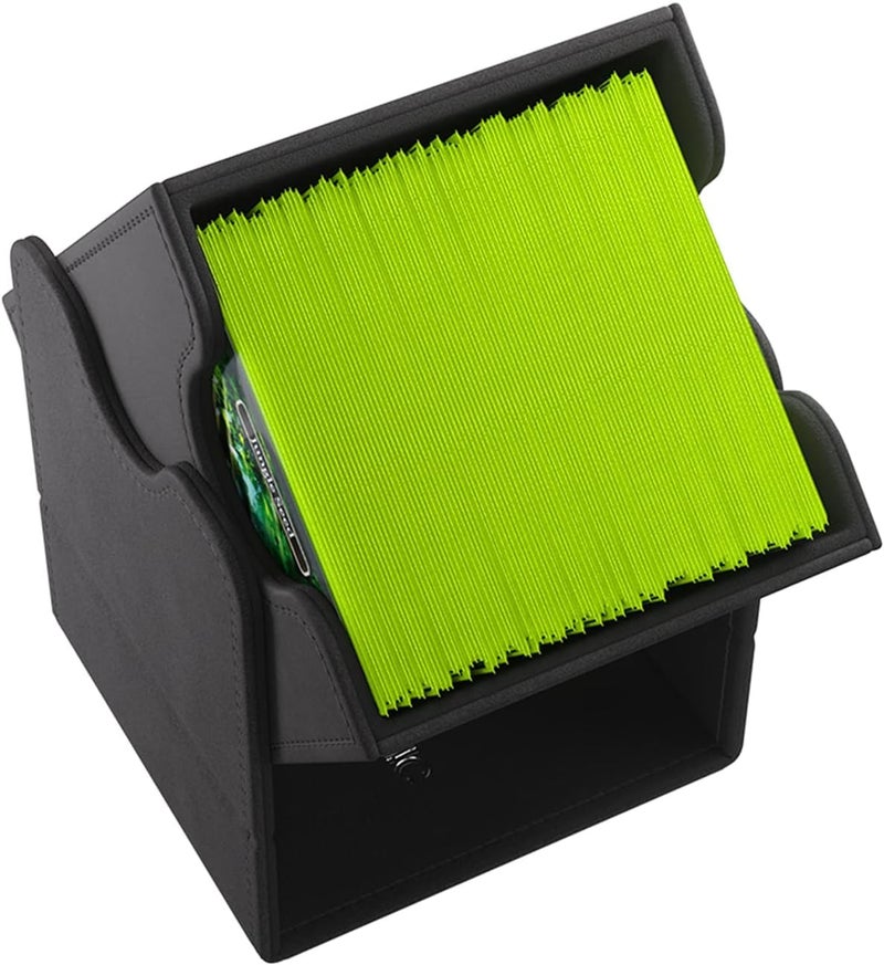 GameGenic Card Deck Box â€“ Deck Box: Squire XL Black 100CT â€“ Durable and Sturdy TCG, OCG Card Storage â€“ Compatible with Pokemon Yugioh Commander and MTG Magic: The Gathering Cards - Image 3