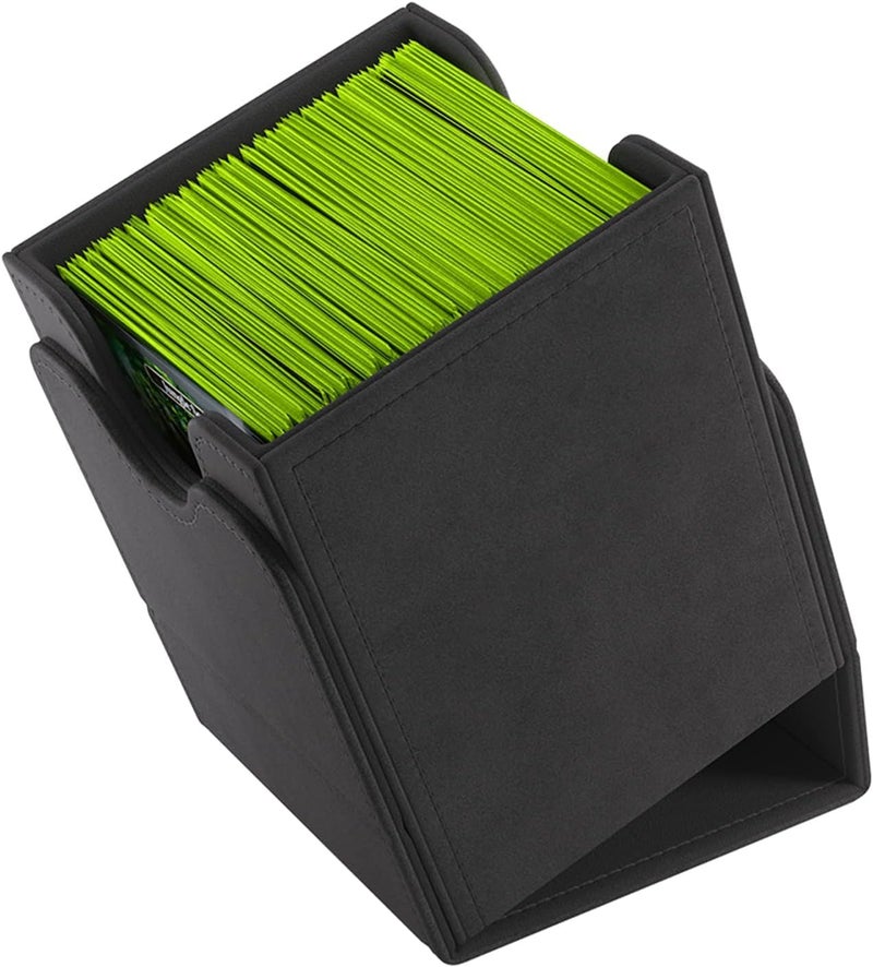 GameGenic Card Deck Box â€“ Deck Box: Squire XL Black 100CT â€“ Durable and Sturdy TCG, OCG Card Storage â€“ Compatible with Pokemon Yugioh Commander and MTG Magic: The Gathering Cards - Image 4