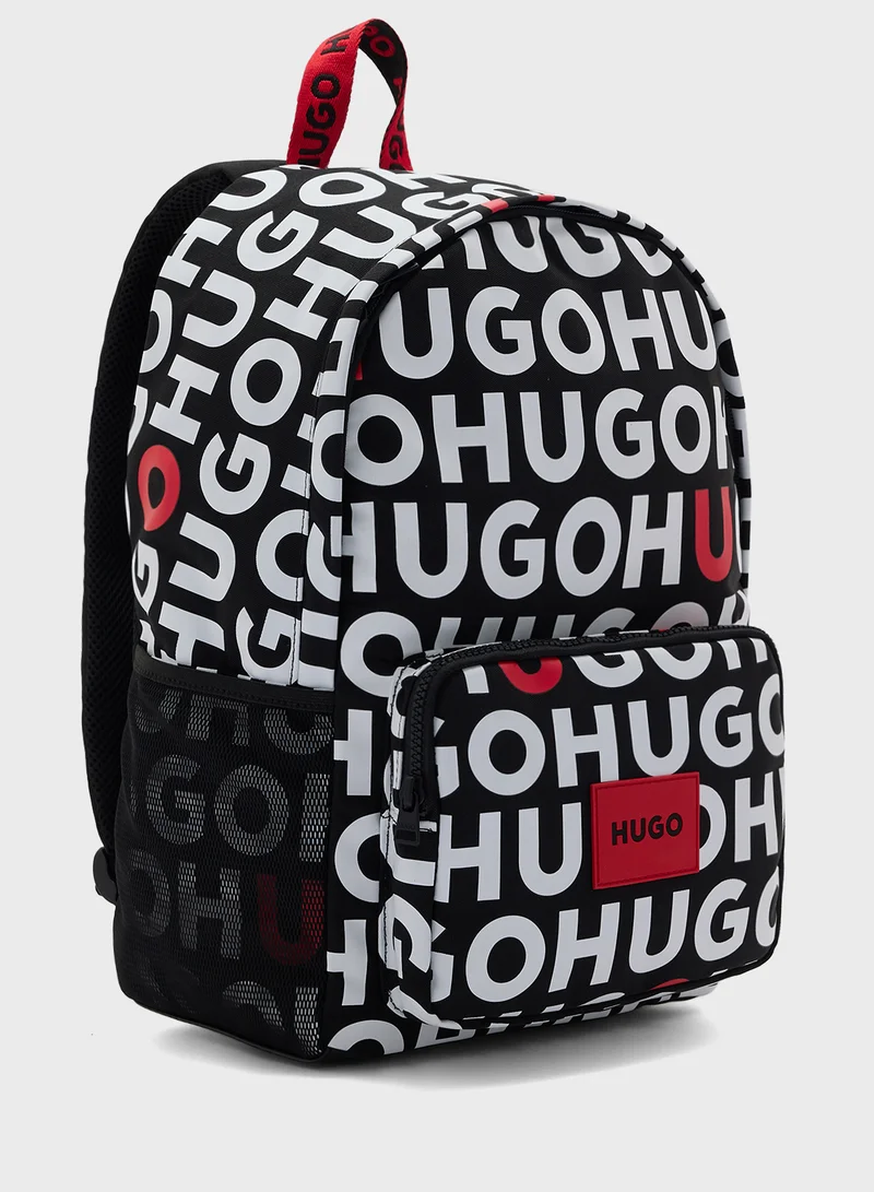 هوجو Kids Logo Backpack