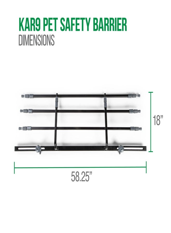 Sherpa Kar9 Guard Rail Universal Car Travel Barrier - Black, One Size - Image 3