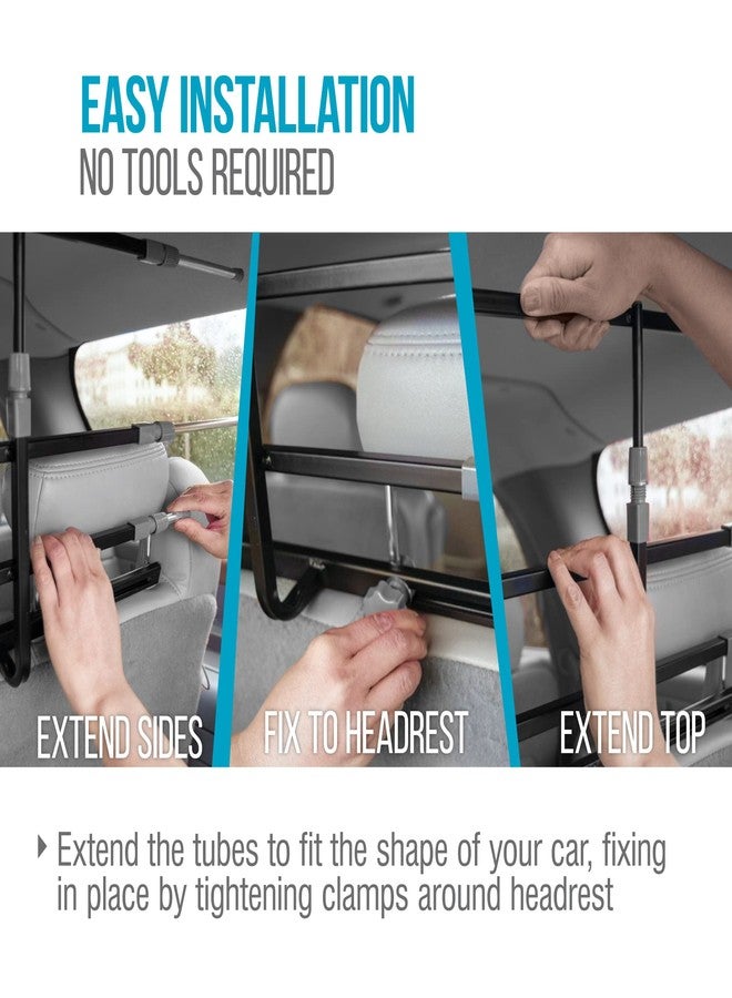 Sherpa Kar9 Guard Rail Universal Car Travel Barrier - Black, One Size - Image 5