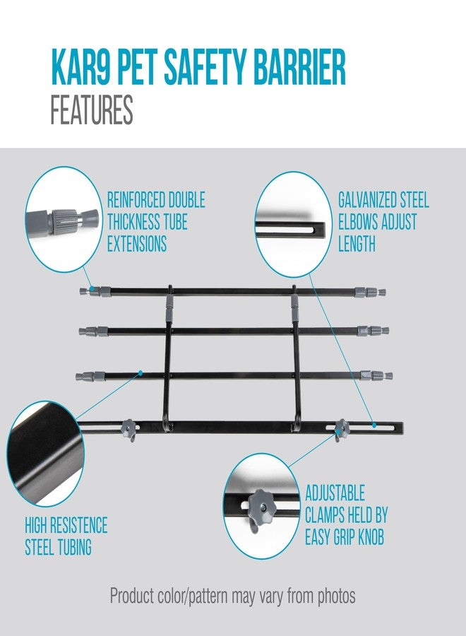 Sherpa Kar9 Guard Rail Universal Car Travel Barrier - Black, One Size - Image 4