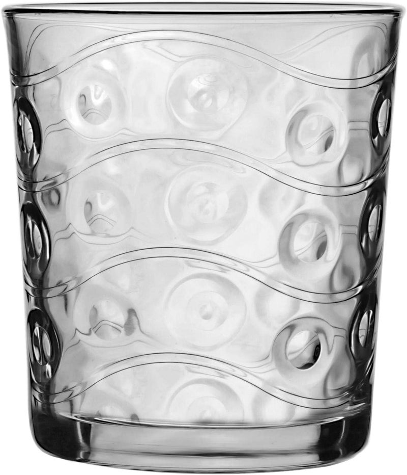 Circleware Heavy Base Whiskey Glasses, 4-Piece Set, Party Entertainment Dining Beverage Drinking Glassware Cups for Water, Liquor, Cocktails, Beer, Ice Tea, Juice and Bar Decor, 12.5 oz, Cosmo - Image 2