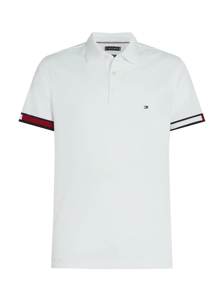 TOMMY HILFIGER Logo Print Polo Shirt