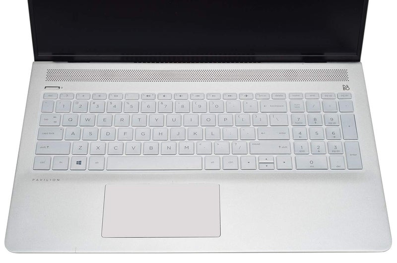 iKammo Keyboard ProtectorSkin Cover Compatible HP Pavilion 15.6" 2018 New Series,HP Pavilion x360 15-BR075NR,HP Pavilion 15-BS 15-BW 15-CC 15-CB 15-CD,HP ENVY x360 15M-BP 15M-BQ,17.3"HP ENVY 17M 17-BS(Clear) - Image 1
