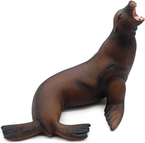 SmilerSmile Simulated Ocean Big Animal, One pc 15Inch Soft Filled Rubber Sea Educational Toys (sea Lions) - Image 5