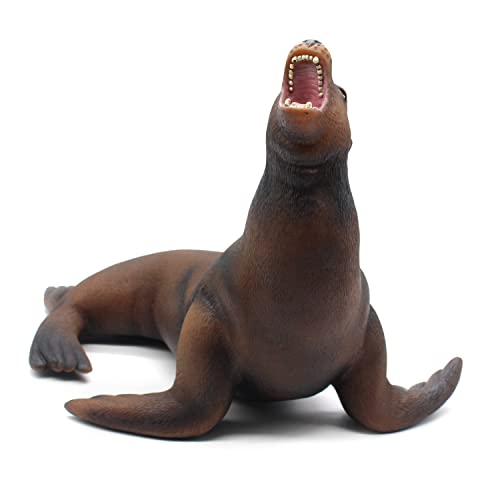 SmilerSmile Simulated Ocean Big Animal, One pc 15Inch Soft Filled Rubber Sea Educational Toys (sea Lions) - Image 3