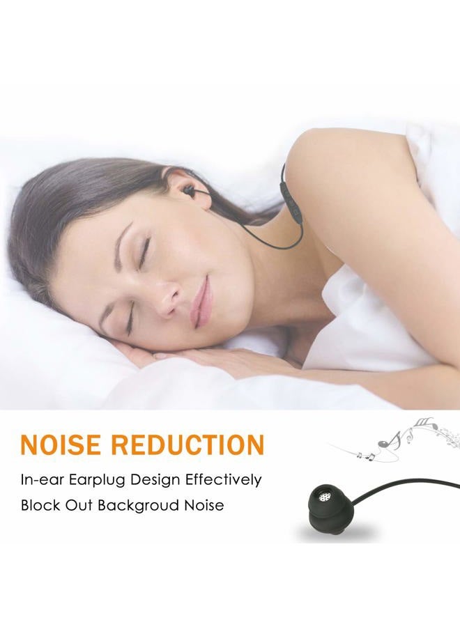 GOOJODOQ Bluetooth Sleep Headphones - GOOJODOQ Bluetooth 4.2 Wireless Soft in-Ear Sleeping Earbuds, 18 Hours Music time, Wireless Sleep Headsets for Insomnia, Side Sleeper, Gym, Relaxation and Sports- - Image 3