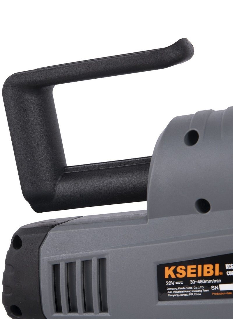 KSEIBI Kcg 20v-300, Cordless Sealing Gun (TOOL ONLY), 20 V Max, Length 300 Mm, 30 - 480 Mm/Min, For Range of Sealing and Bonding Applications in Construction, Plumbing, Electrical, Industrial, and DIY Projects.  - Image 2