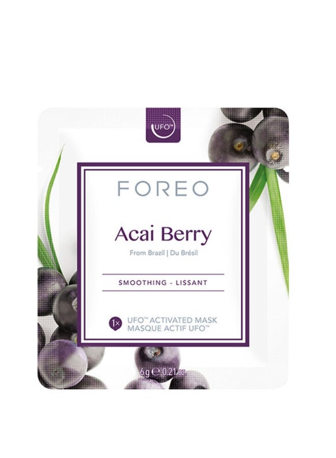 Foreo UFO Mini Mask Acai Berry 6*6G - Image 1