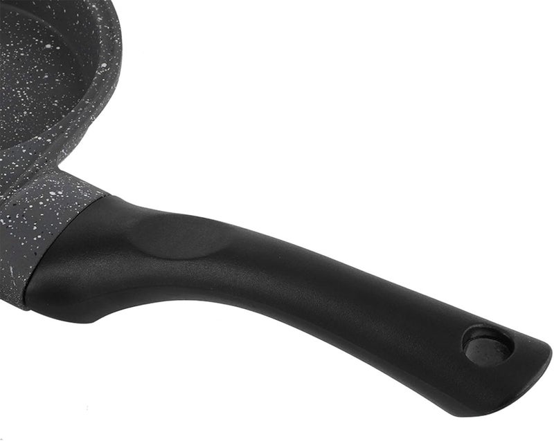 Non Stick Aluminum 4 Hole Pancake Omelet Eggs Pan, Breakfast Maker Frying Pan, Utensil with Ergonomic Handle for Electric Ceramic Stove, for - Image 5