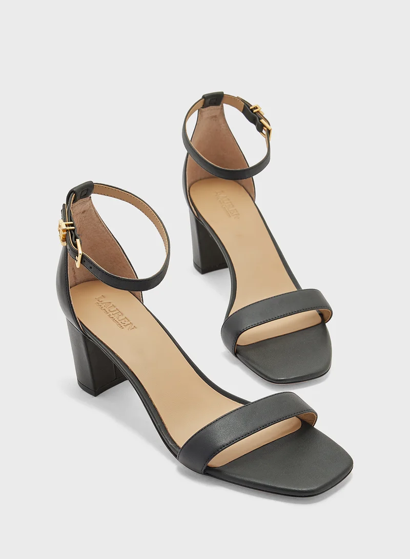 لورين رالف لورين LOGAN-SANDALS-HEEL SANDAL