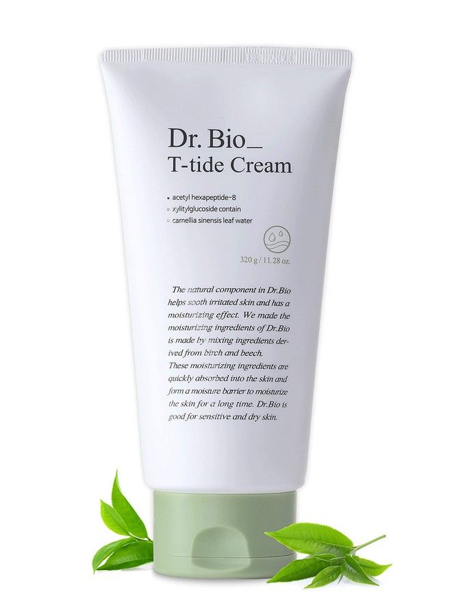 Dr.Bio كريم دكتور بيو تيتيد لجميع الأعمار من الأطفال إلى البالغين للبشرة الحساسة والجافة | مرطب يومي للوجه وكريم للجسم لبشرة زجاجية مرطبة كورية | منتجات العناية بالبشرة للجسم والوجه (320 جرام 11.28 أونصة) - Image 2