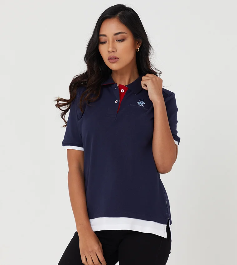 بيفرلي هيلز بولو كلوب تي شيرت بولو بأكمام قصيرة