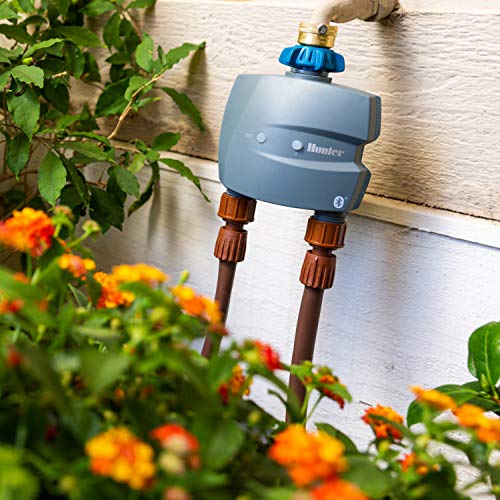 Hunter Industries Hunter BTT Bluetooth Hose Timer, 2-Zone Smart Irrigation Controller, App Controlled Watering for Lawn, Garden, and Drip Systems, Battery Operated, No WiFi Required - Image 5