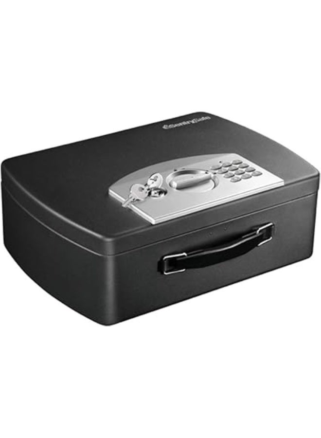 SentrySafe Portable Safe with Customizable Security Code, 0.21 Cubic Feet Compact Anti-Tamper Safe Box for Money, Jewelry, and Valuable Items - Image 1