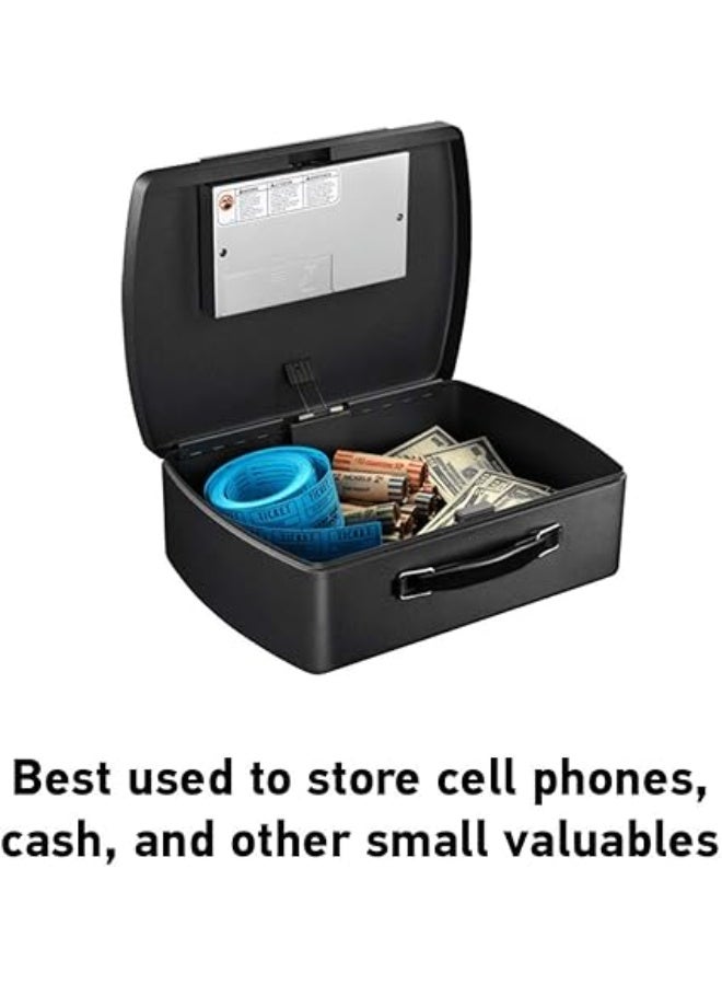 SentrySafe Portable Safe with Customizable Security Code, 0.21 Cubic Feet Compact Anti-Tamper Safe Box for Money, Jewelry, and Valuable Items - Image 3