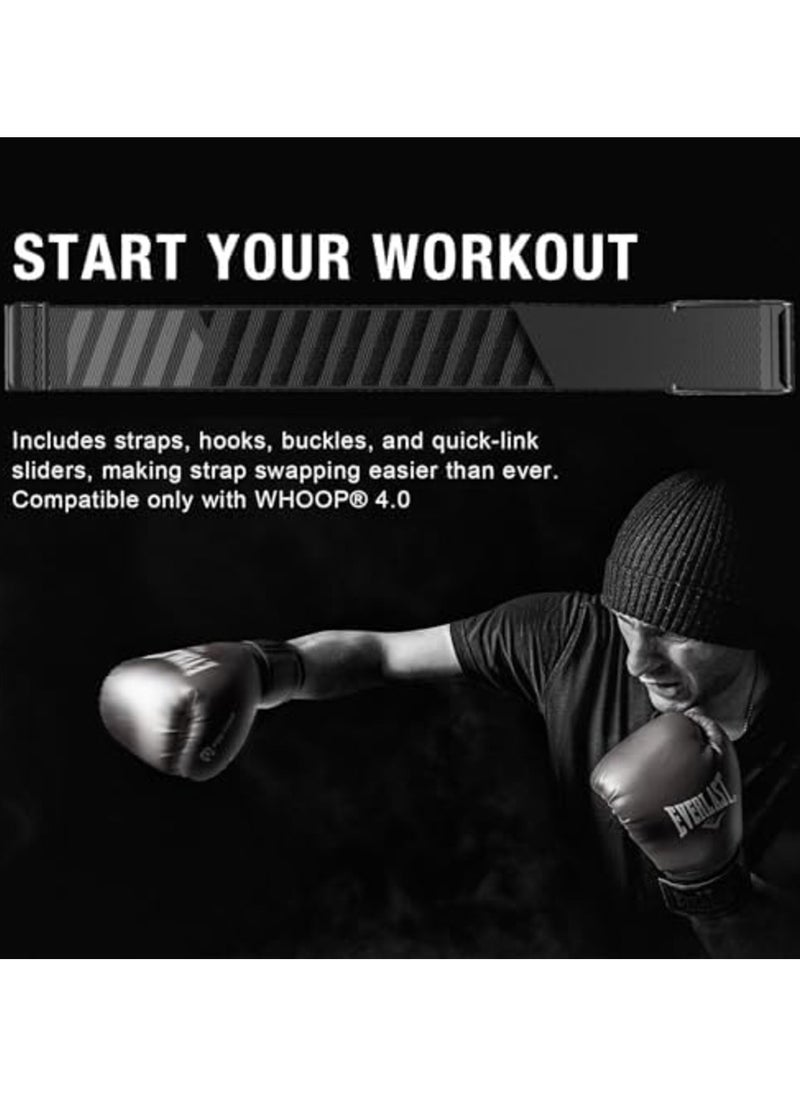 TEMPO - Soft Nylon Replacement Band Compatible with Whoop 4.0 Band | 3.0 Wearable Health, Fitness & Activity Tracker Stylish & Adjustable Wristband Replacement Strap Easy to Use and Perfect for Every Occasion - Image 1