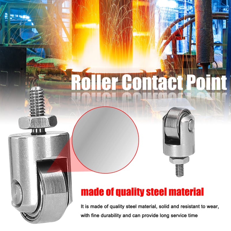 Dial Indicator Measuring Probe Roller Depth Gauge Tester Roller M25 Thread Bike Rims Repairing Tool Bicycle Adjustment Rings Bearing Roller Contacting Point - Image 2