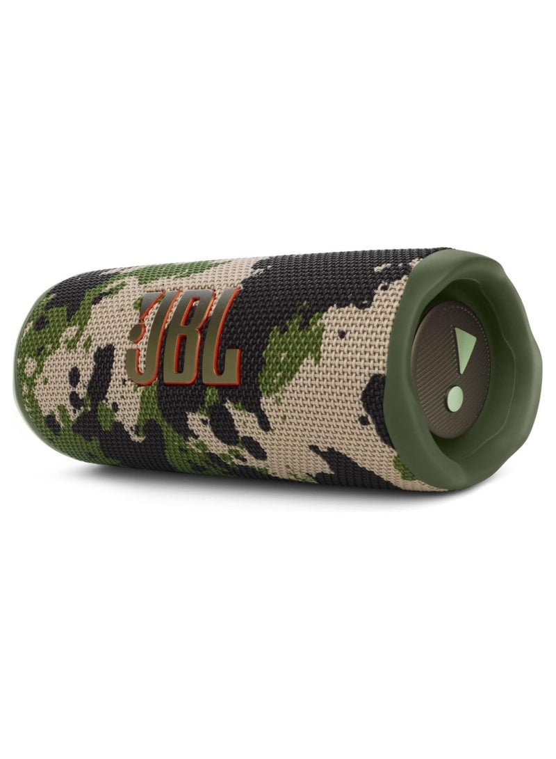 JBPL JBL Flip 6 Portable Bluetooth Speaker with 2-Way Speaker System and Powerful JBL Original Pro Sound, Up to 12 Hours of Playtime, Squad - Image 1