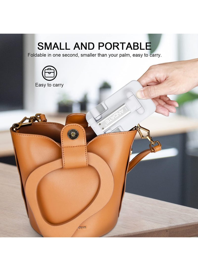 حامل هاتف محمول، زاوية ارتفاع قابلة للتعديل للمكتب، حامل قابل للطي بالكامل، حامل للكمبيوتر اللوحي، متوافق مع جميع الهواتف المحمولة/آيباد/كيندل/قاعدة الهاتف اللوحي - Image 5