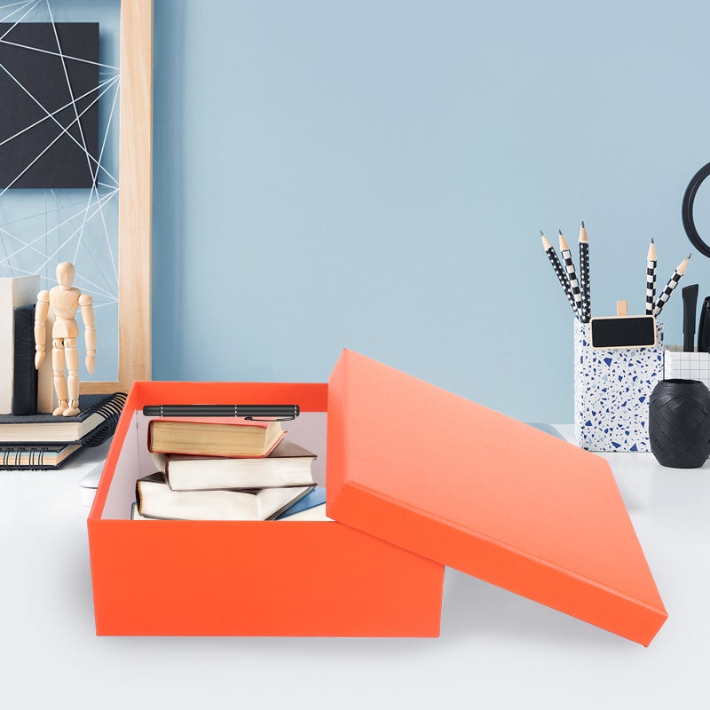 2pcs Packing Box Wrapping Case Storage Box Storage Box Paper Box - Image 4