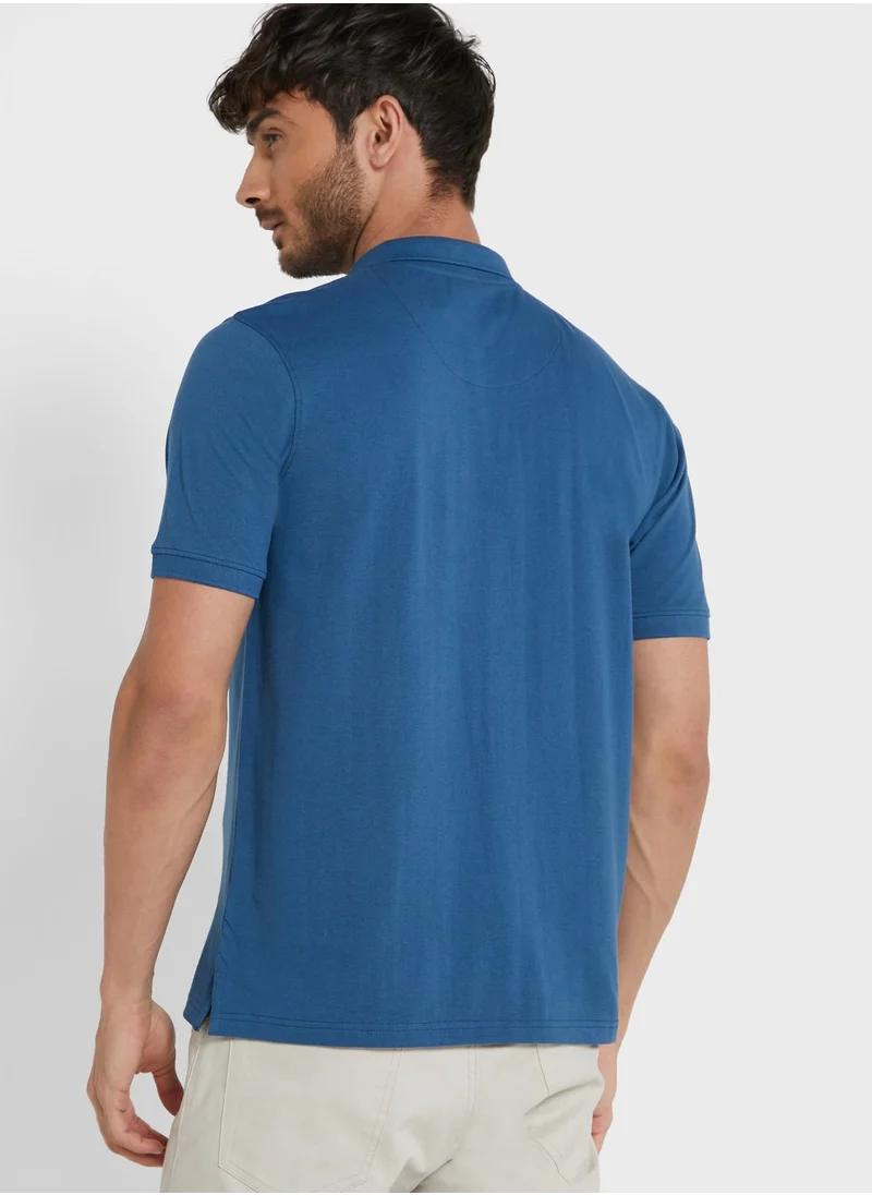Seventy Five Basics Essential Pique Polo Shirt