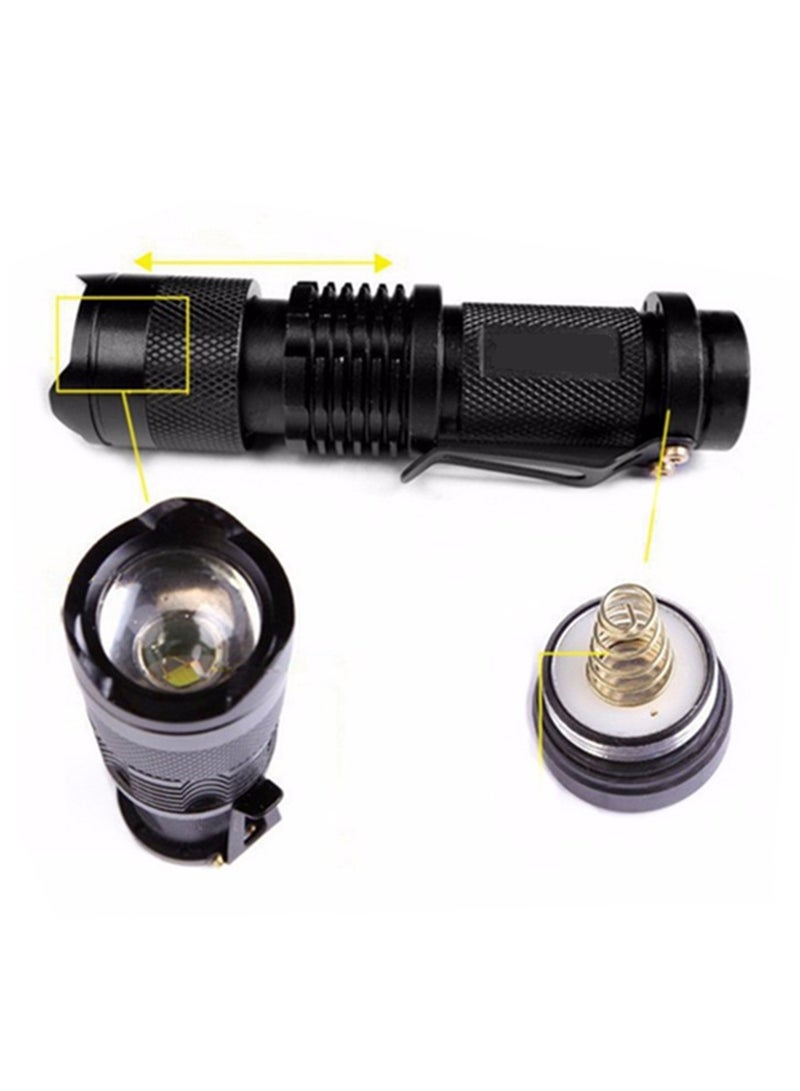 Black light UV flashlight LED variable zoom UV blue light Scorpion dog cat pet detector Fluorescent mineral  - Image 3
