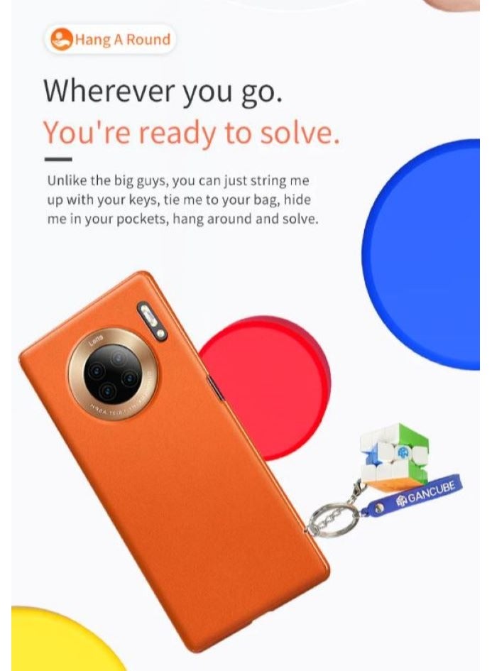 جانكيوب جان 330 سلسلة مفاتيح بها مكعب روبيك 3*3 ممغنط - Image 4