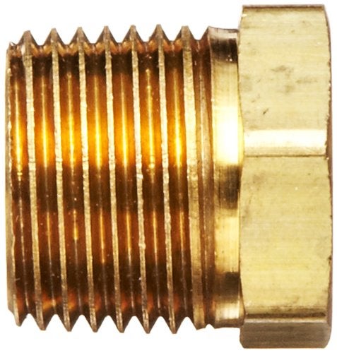 Robert Manufacturing R209 Series Bob Brass Adapter, 3/8" NPT Male x 1/4" NPT Female,Brass - Image 2