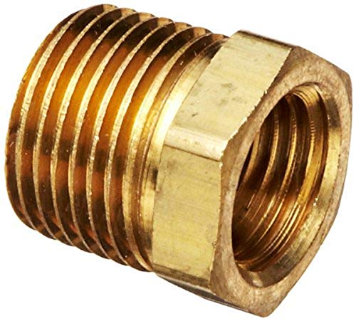 Robert Manufacturing R209 Series Bob Brass Adapter, 3/8" NPT Male x 1/4" NPT Female,Brass - Image 4