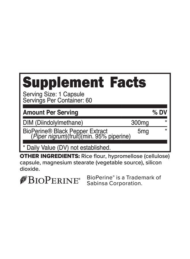 Primaforce DIM Supplement (Diindolylmethane) 300mg, 60 Capsules - Image 2