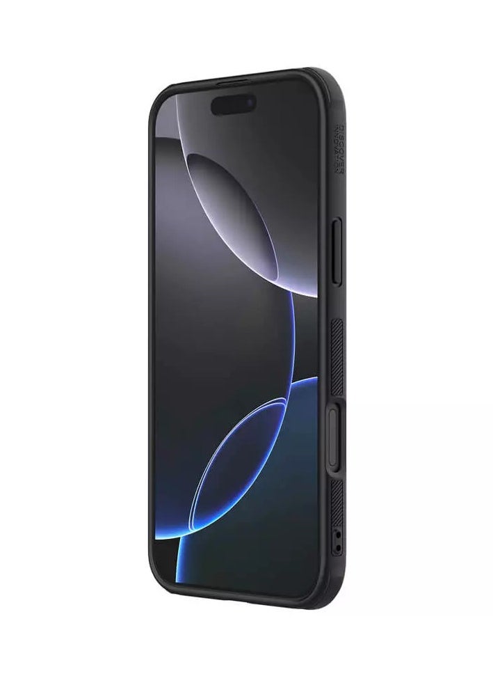 Nillkin Super Frosted Shield Pro Matte Case for Apple iPhone 16 Pro Max (2024) – Premium Black, Dual Material PC & TPU, Superior Drop Protection, Anti-Fingerprint & Precision Cutouts  - Image 3