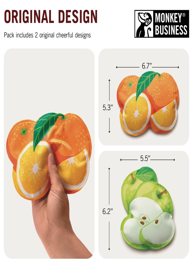 Monkey Business Icepadz Soft Ice Pack Set, Reusable Ice Packs for Baby Bottles and Breast Milk, Slim Ice Pack for Cooler and Lunch Box, (Icepadz - Fruit) - Image 4