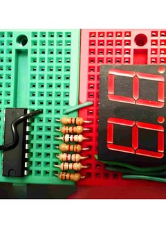 SOLDOUT 170 Tie-points Mini Solderless Prototype Experiment Test Breadboard 35 * 47 * 8.5mm SYB-170 Bread Board (Red)  - Image 4