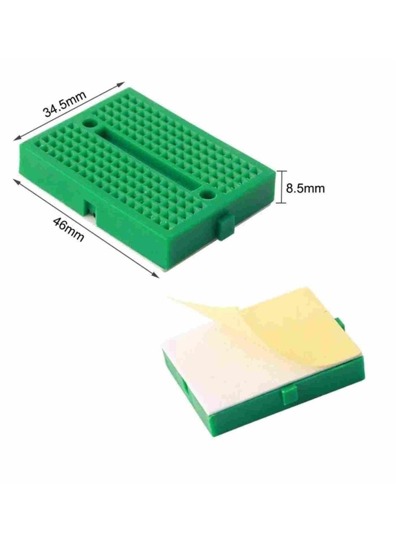 SOLDOUT - 170 Tie-points Mini Solderless Prototype Experiment Test Breadboard 35 * 47 * 8.5mm SYB-170 Bread Board (Red) - Image 1