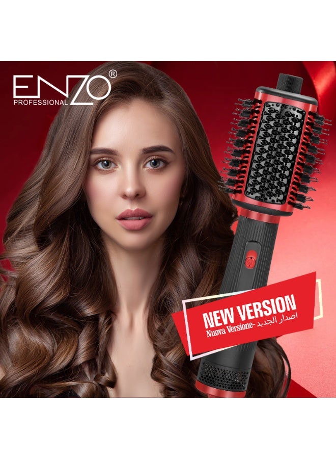 ENZO Professional ENZO EN-4123 Salon 1500W 3 in 1 One Step Blow Hair Dryer Straightener Styler Rotary Volumizer Ceramic Electric Hot Air Brush - Image 2