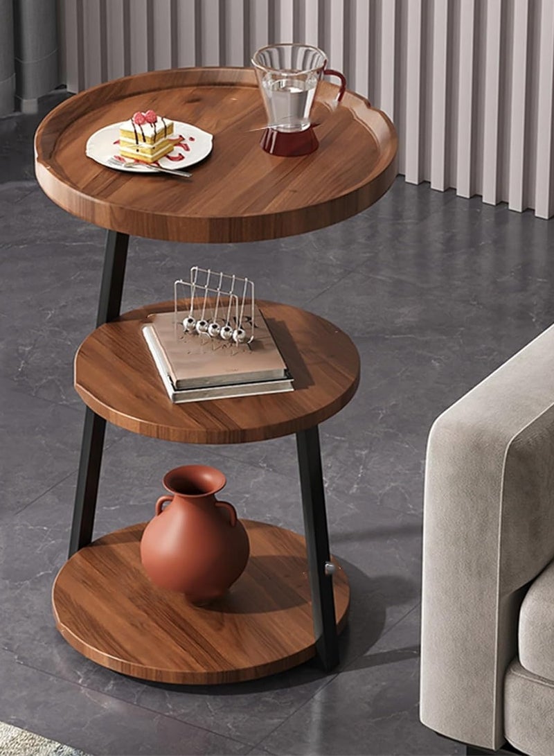 DubaiGallery Three Layer Sofa Side Table,Modern Nordic Style Coffee Table - Image 1
