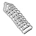 Tookie Trampoline Triangle Buckle 10pcs High Strength Erosion Resistance Metal Triangle Ring Buckle VRings for Trampoline Replacement Repair - Image 2