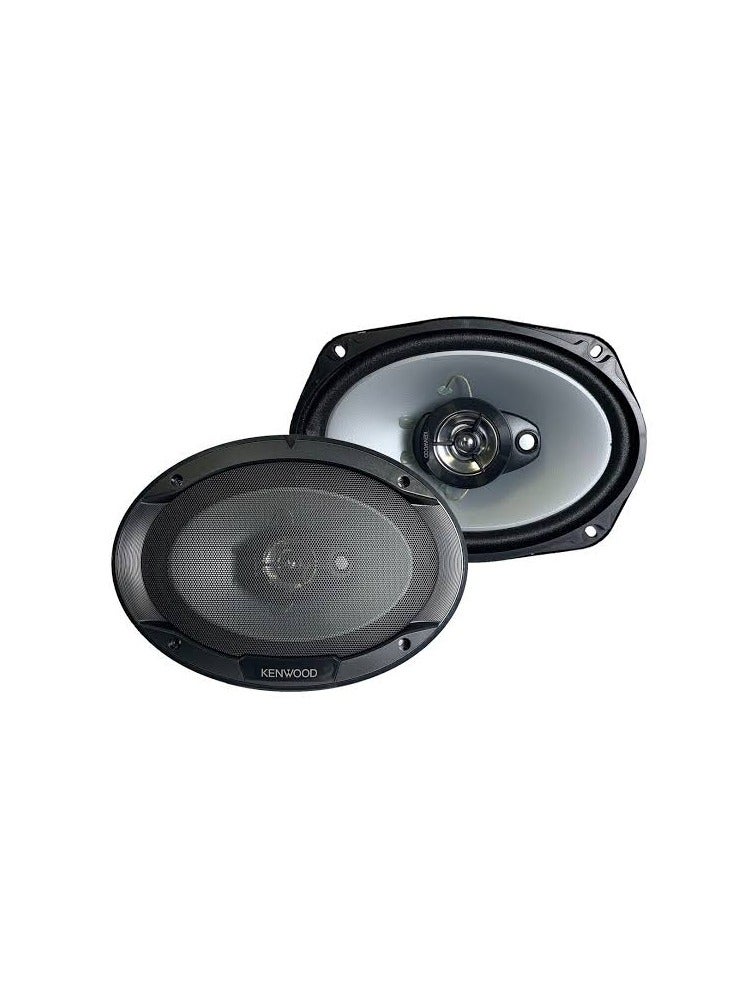 Kenwood KFC-S6966 Stage Sound Series 6"x9" 3-Way Car Speakers – 400W Peak Power, 45W RMS, Flush Mount Design - Image 1