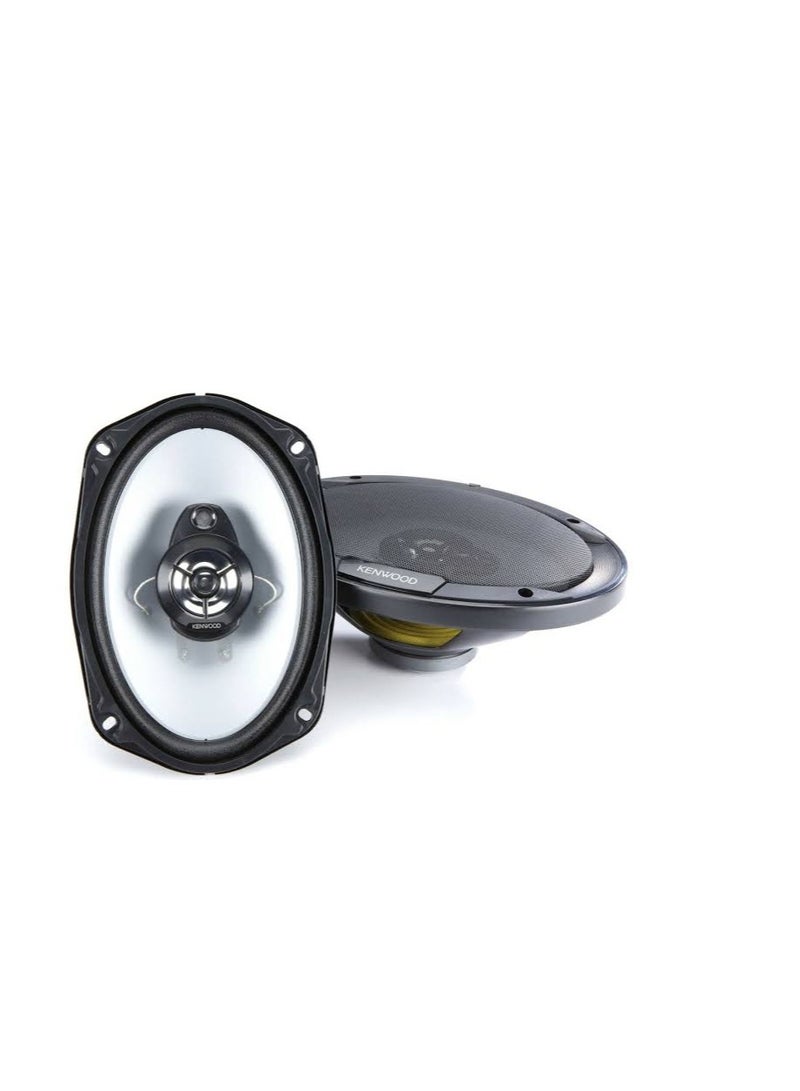 Kenwood KFC-S6966 Stage Sound Series 6"x9" 3-Way Car Speakers – 400W Peak Power, 45W RMS, Flush Mount Design - Image 3