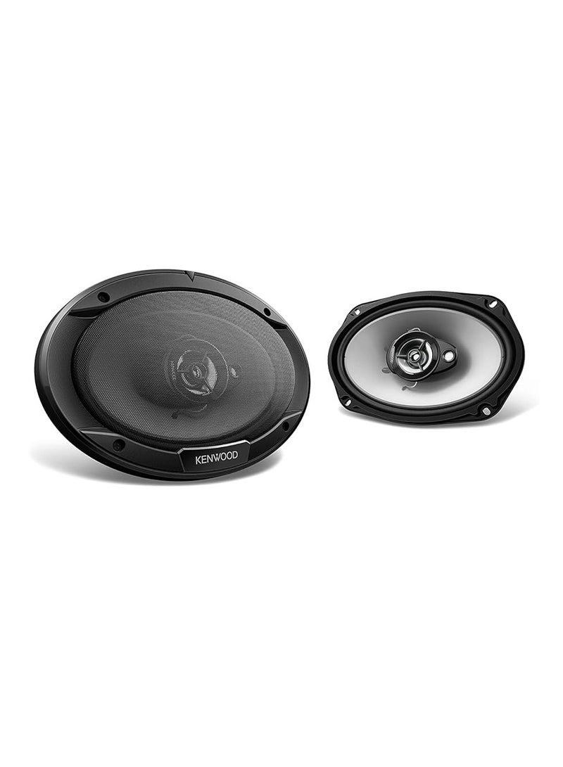Kenwood KFC-S6966 Stage Sound Series 6"x9" 3-Way Car Speakers – 400W Peak Power, 45W RMS, Flush Mount Design - Image 2