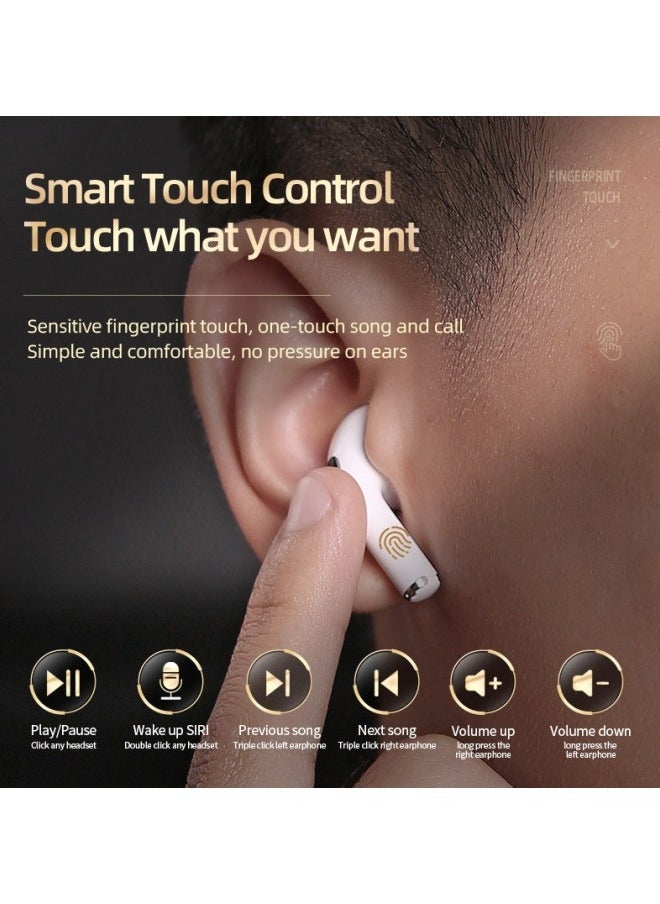 Generic - Pro 4 TWS Wireless Headphones Earphone Bluetooth-compatible 5.3 Waterproof Headset with Mic for Xiaomi iPhone Pro4 Earbuds - Image 1