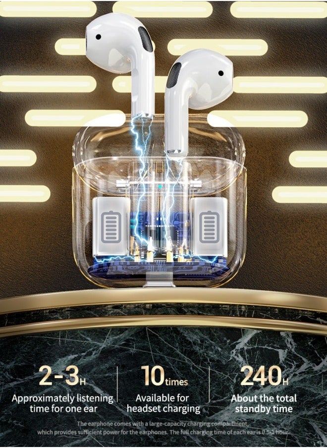 Generic - Pro 4 TWS Wireless Headphones Earphone Bluetooth-compatible 5.3 Waterproof Headset with Mic for Xiaomi iPhone Pro4 Earbuds - Image 1
