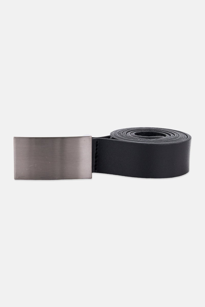 Jack Jones Men E Barton Leather Belt Black  - Image 1