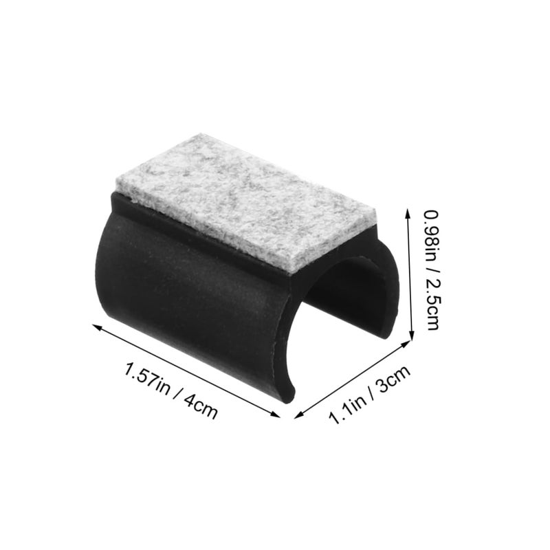 U Shaped Felt Chair Leg Pads 4Pcs Furniture Protectors For Hardwood Floors Noise Reducing Durable Cushioning - Image 3