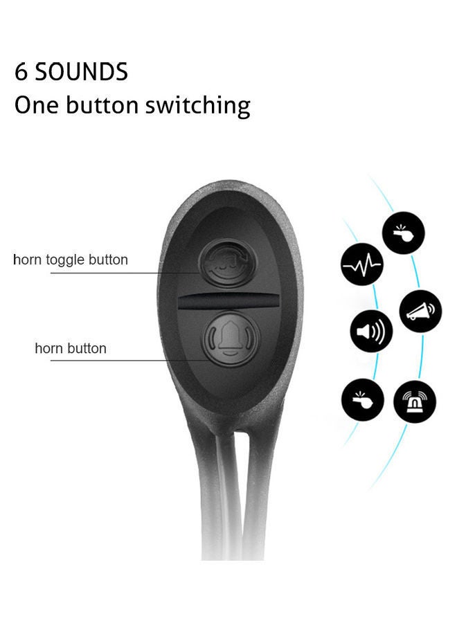 نيبمينينت مصباح أمامي للدراجة مزود ببوق وساعة توقيت رقمية - Image 3