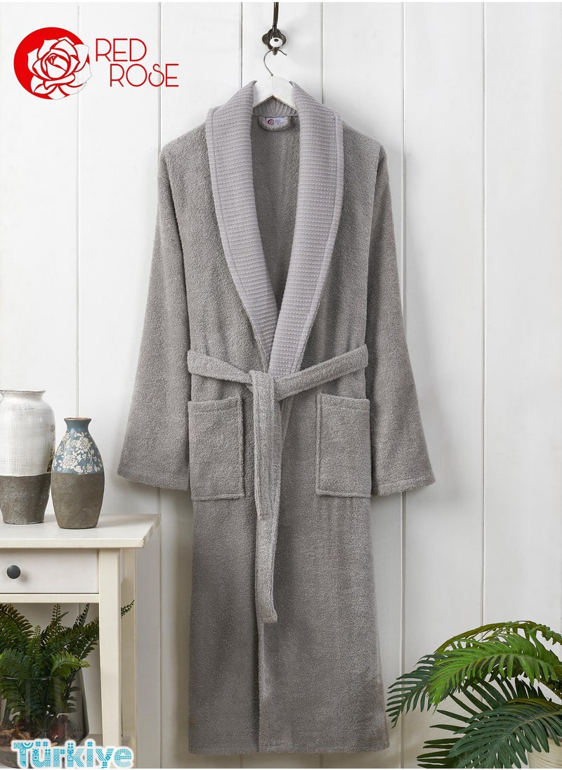 Red Rose Modern Turkish 1-Piece Bathrobe: A luxurious experience in comfort and elegance  - Image 1