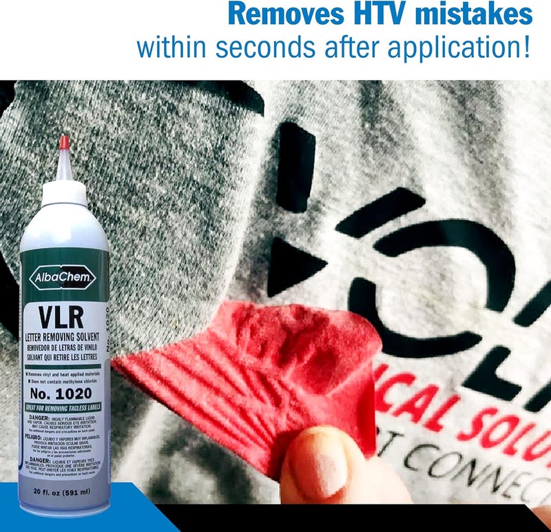 AlbaChem Heat Transfer Vinyl Remover for Fabrics 20 fl. oz - Image 2